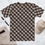 Thumbnail: Men's t-shirt, brown diamond plaid pattern