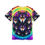 Thumbnail: Vibrant Wolf Graphic Tee, Unisex Cut & Sew Shirt, Animal Lover Gift, Festival