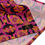 Thumbnail: All-over print bandana, pink anf orange geometrical design