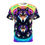Thumbnail: Vibrant Wolf Graphic Tee, Unisex Cut & Sew Shirt, Animal Lover Gift, Festival