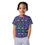 Thumbnail: Kids crew neck t-shirt, green and purple alien spaceships on black