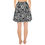 Thumbnail: Skater Skirt, grey and white gears on black