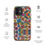 Thumbnail: Tough Case for iPhone® Floral Grid Pattern