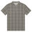 Thumbnail: Men’s slim fit polo, chain grid on a grey background design