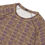 Thumbnail: All-over print men’s rash guard, golden and purple geometrical design