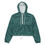 Thumbnail: Women’s cropped windbreaker, grey strands on green design