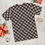Thumbnail: Men's t-shirt, brown diamond plaid pattern