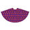 Thumbnail: Skater Skirt, Orange And Purple On Black Geometric Pattern