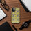 Thumbnail: Tough Case for iPhone® Blue Lines On Yellow Background