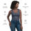 Thumbnail: Crop Top, Blue Chain Pattern