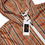 Thumbnail: Men’s windbreaker, orange and brown vertical lines