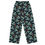 Thumbnail: All-over print unisex wide-leg pants, green octopuses on black