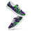 Thumbnail: Women’s Lace-Up Canvas Shoes, Neon Green And Purple