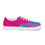 Thumbnail: Women’s Lace Up Canvas Shoes, Neon Pink and Neon Blue