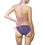 Thumbnail: Women's Bikini Swimsuit Purple Vertical Stripes