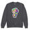 Thumbnail: Youth crewneck sweatshirt, colorful rainbow Kawai Girl Character