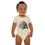 Thumbnail: Organic cotton baby bodysuit, big turtle design