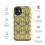 Thumbnail: Tough Case for iPhone® Blue Lines On Yellow Background