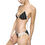 Thumbnail: Women's Bikini Swimsuit Black Snake Skin Pattern