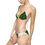 Thumbnail: Women's Bikini Swimsuit Green Game Controllers On Camouflage