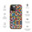 Thumbnail: Tough Case for iPhone® Floral Grid Pattern