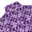 Thumbnail: Unisex track jacket, amethyst crystals dimond shaped design