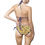 Thumbnail: Women's Bikini Swimsuit Beach Scene Print