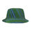 Thumbnail: Vibrant Striped Bucket Hat for Summer Fun, Green Blue