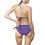 Thumbnail: Women's Bikini Swimsuit, Blue And Purple 3D Pattern