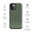 Thumbnail: Tough Case for iPhone® Celtic Crosses On Green Background