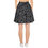 Thumbnail: Skater Skirt, black and white vertical lines