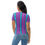 Thumbnail: Women's T-shirt Neon Pink And Blue Lines