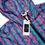 Thumbnail: Men’s windbreaker, pink and blue wavy lines