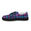 Thumbnail: Women’s lace-up canvas shoes pink, blue and black canvas