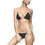 Thumbnail: Women's Bikini Swimsuit Black Snake Skin Pattern