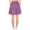 Thumbnail: Skater Skirt, purple and fushia plaid design