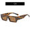 Thumbnail: Fashion Vintage Ladies Sunglasses Orange Black Shades Small Frame Square