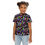 Thumbnail: Kids crew neck t-shirt, colorful neon griffin