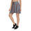 Thumbnail: Skater Skirt, blue pink and white vertical lines