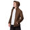 Thumbnail: Men’s windbreaker Light brown and Dark Brown Geometrical Patterns