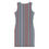 Thumbnail: Bodycon dress baby blue, pink and black vertical lines