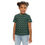 Thumbnail: Kids crew neck t-shirt green and black geometric patterns