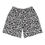 Thumbnail: All-Over Print Unisex Athletic Long Shorts, Black And White Geometrical Design