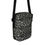 Thumbnail: Utility crossbody bag, chrome vertabrae and chains on black