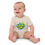 Thumbnail: Organic cotton baby bodysuit, colorful "Level Up" bursting design