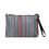 Thumbnail: Crossbody bag, blue pink and white vertical stripes