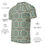 Thumbnail: All-over print men’s rash guard. green mandala design