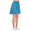 Thumbnail: Skater Skirt, Blue Lace On White 