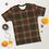Thumbnail: Men's t-shirt, orange and green plaid design