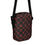 Thumbnail: Utility crossbody bag, diamond gummy chains, black and red